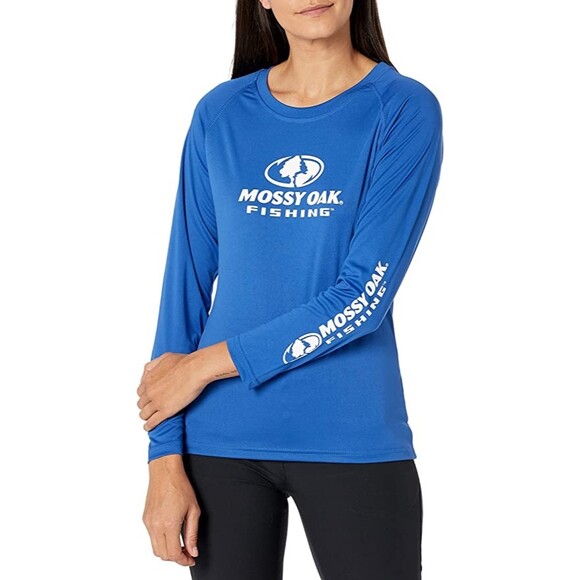 Staghorn Mossy Oak Long Sleeve Fishing Tee Sz S - Picture 1 of 4